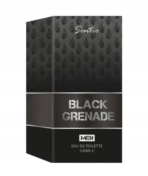 Black Grenade Eau de Toilette Men's Fragrance Sentio 100ml Manufacturer code 7640158816295