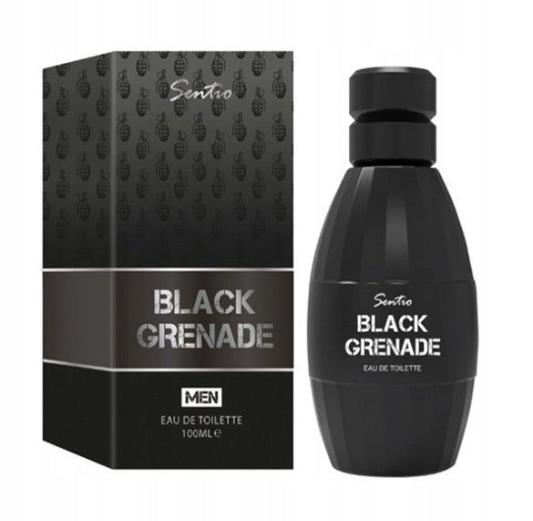 Black Grenade Eau de Toilette Men's Fragrance Sentio 100ml