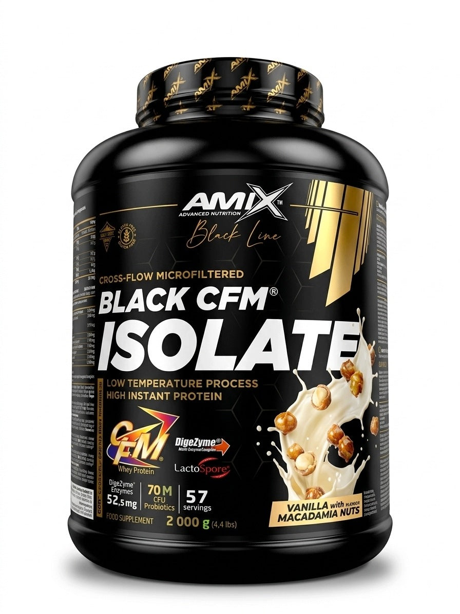 Black Line Black CFM Isolate 2000g vanilla with macadamia nuts