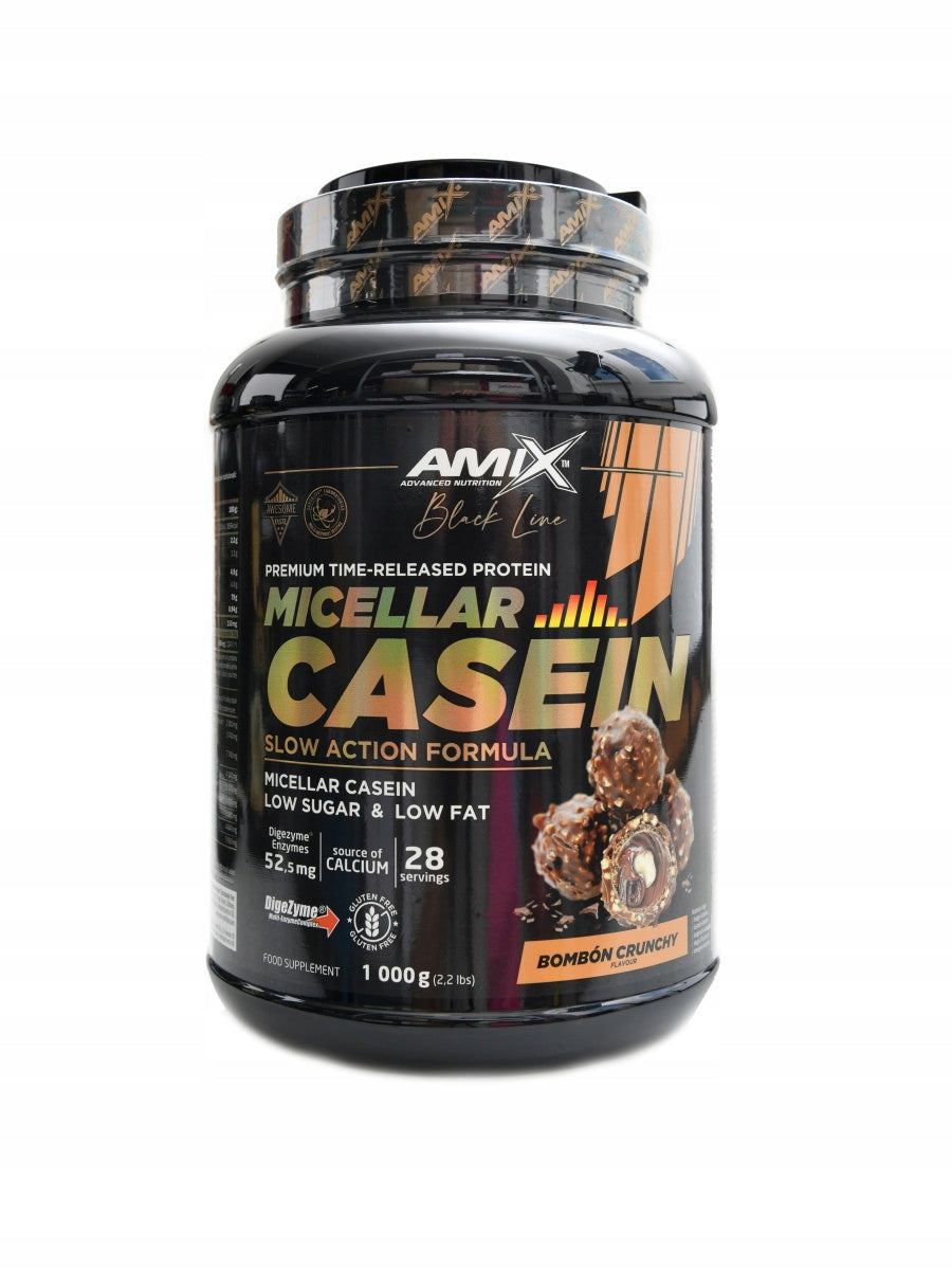 Black Line Micellar Casein 1000g bombon crunchy Expiration date up to 2 weeks after the purchase date