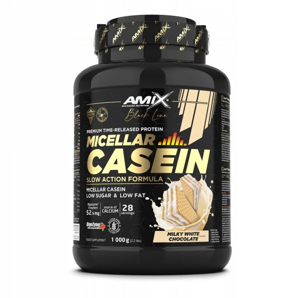 Black Line Micellar Casein 1000g milky white chocolate