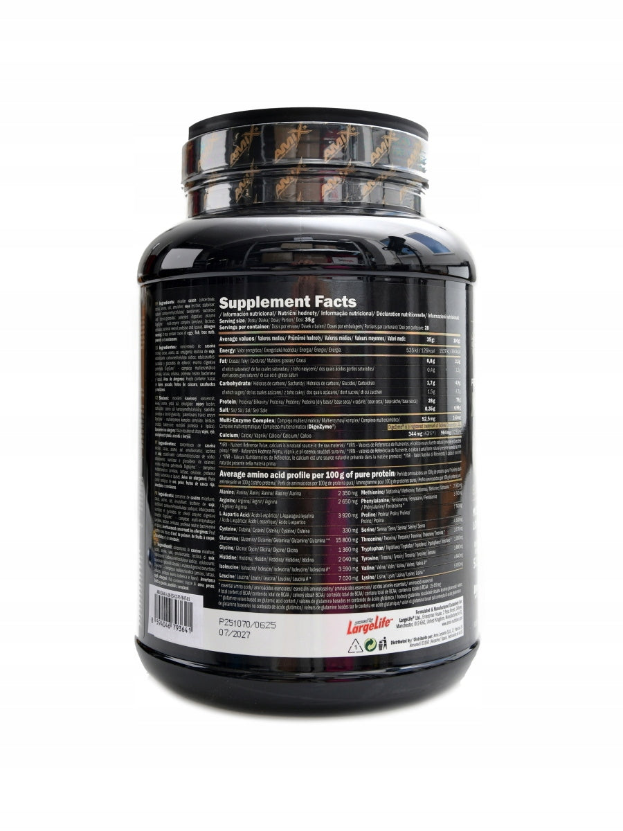 Black Line Micellar Casein 1000g vanilla bliss Brand Amix