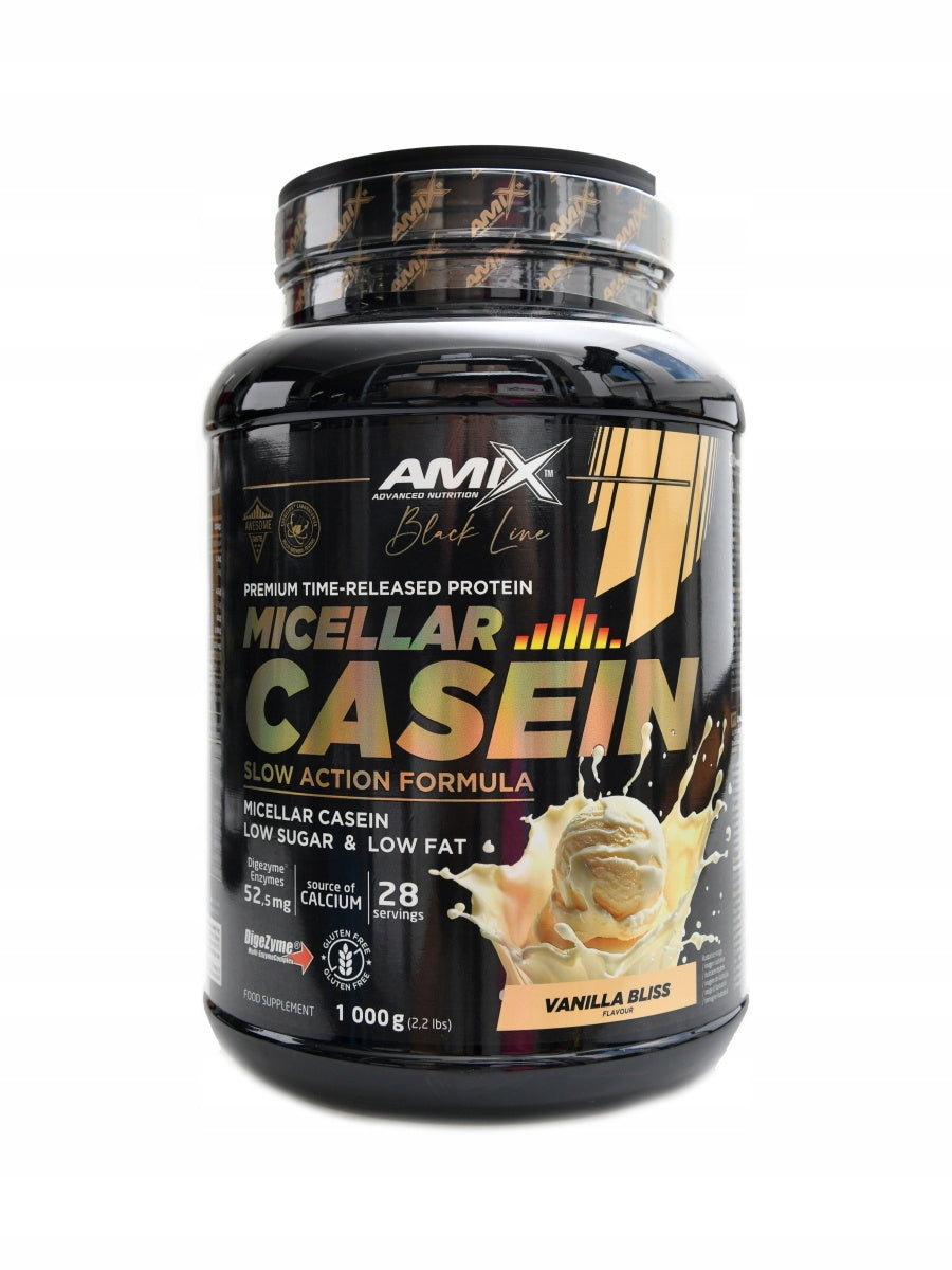Black Line Micellar Casein 1000g vanilla bliss Expiration date up to 2 weeks after the purchase date