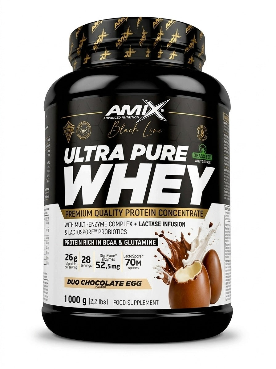 Black Line Ultra Pure Whey Protein 1000g duo chocolate egg