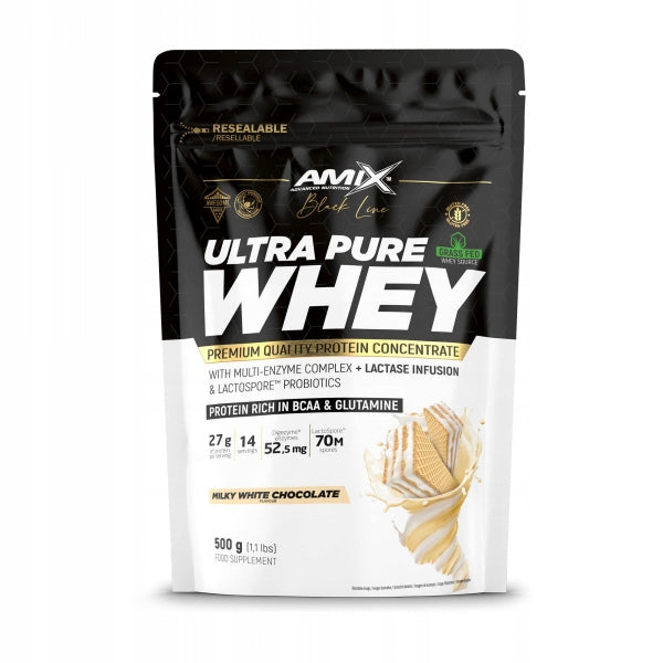 Black Line Ultra Pure Whey Protein 500g milky white chocolate