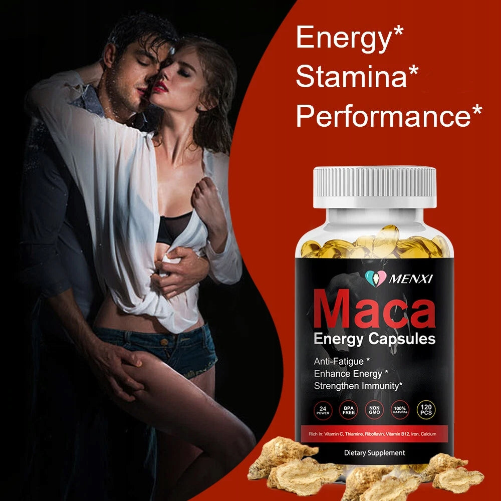Black Maca 673 mg 120 soft capsules Vegan Peruvian ginseng Libi Expiration date at least 1 year from the date of purchase