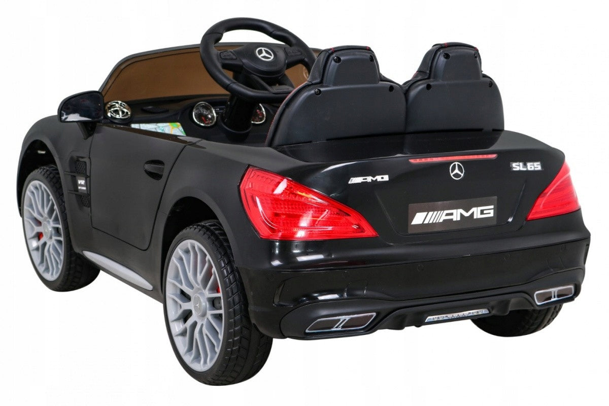 Black Mercedes Benz AMG SL65 S electric for children + Pilot Manufacturer code PA.XMX602B.CZ