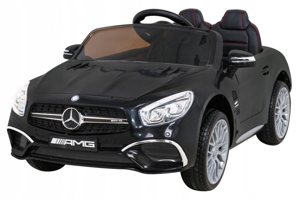 Black Mercedes Benz AMG SL65 S electric for children + Pilot