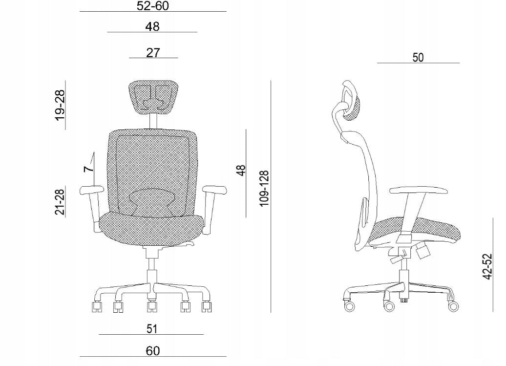 Black Office Chair EXPANDER Swivel with Adjustable Lumbar Support EAN (GTIN) 5908242402765