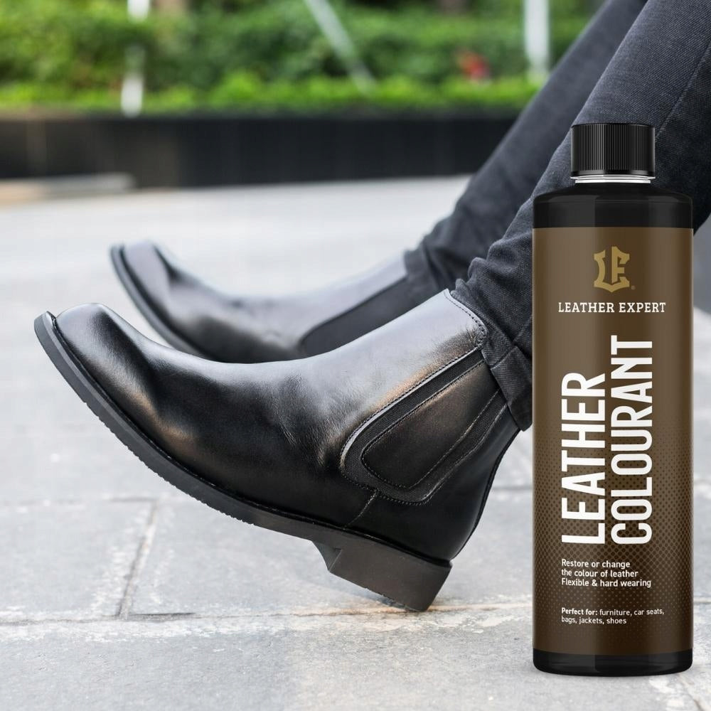 Black Paint for Natural and Eco-Leather Skin 50 ml Packaging status original