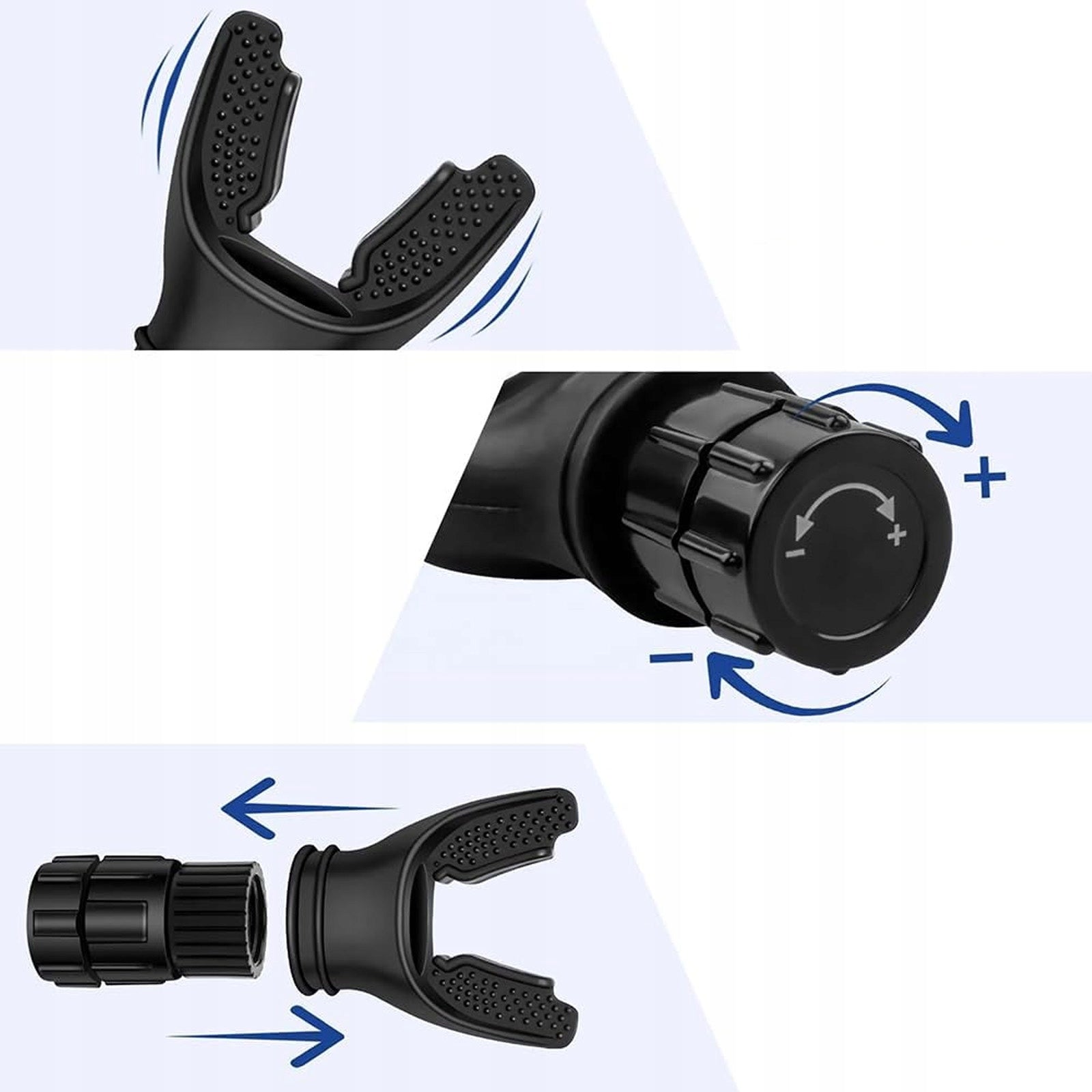Black Portable Breathing Trainer Lung Exerciser for Running Workout Product weight with unit packaging 0.23 kg