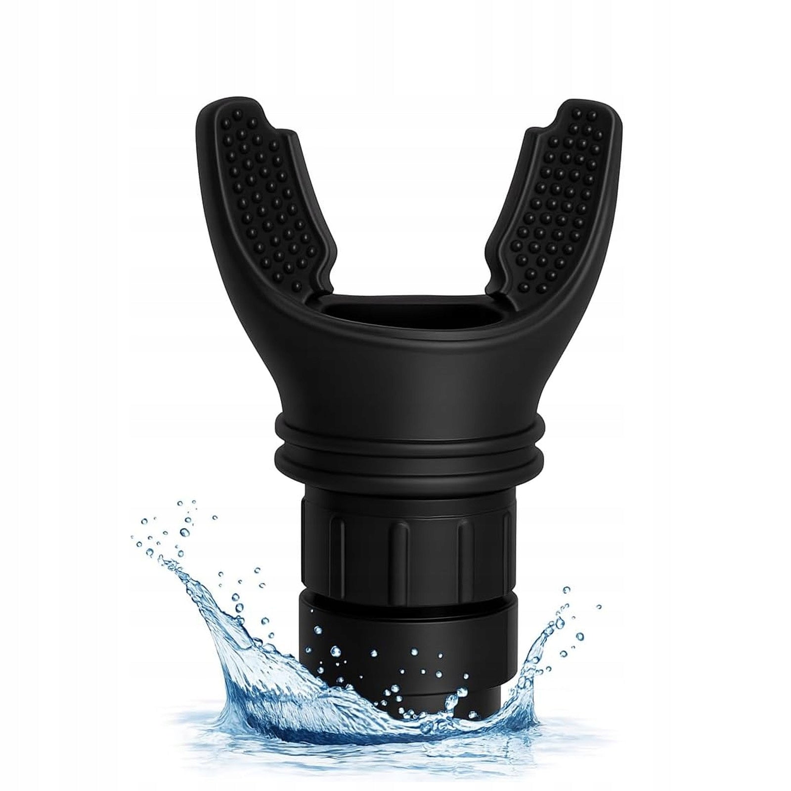 Black Portable Breathing Trainer Lung Exerciser for Running Workout Size universal
