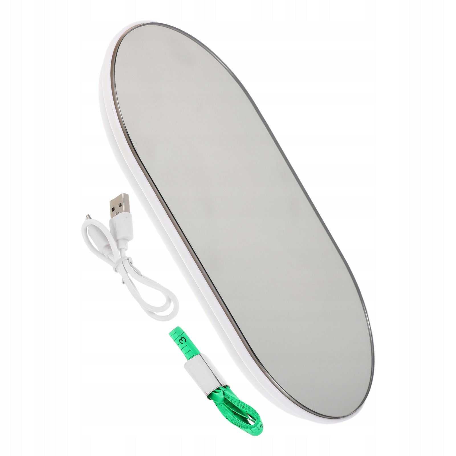 Black Portable Electronic Scale with Tempered Glass for Accurate Weight