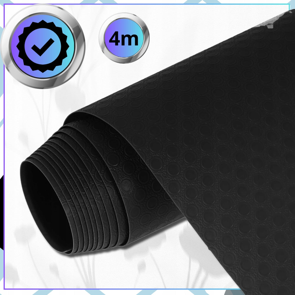 Black Protective Mat For Drawers Cabinets Non-Slip 400x50cm Stain Resistant Number of pieces 1 pcs