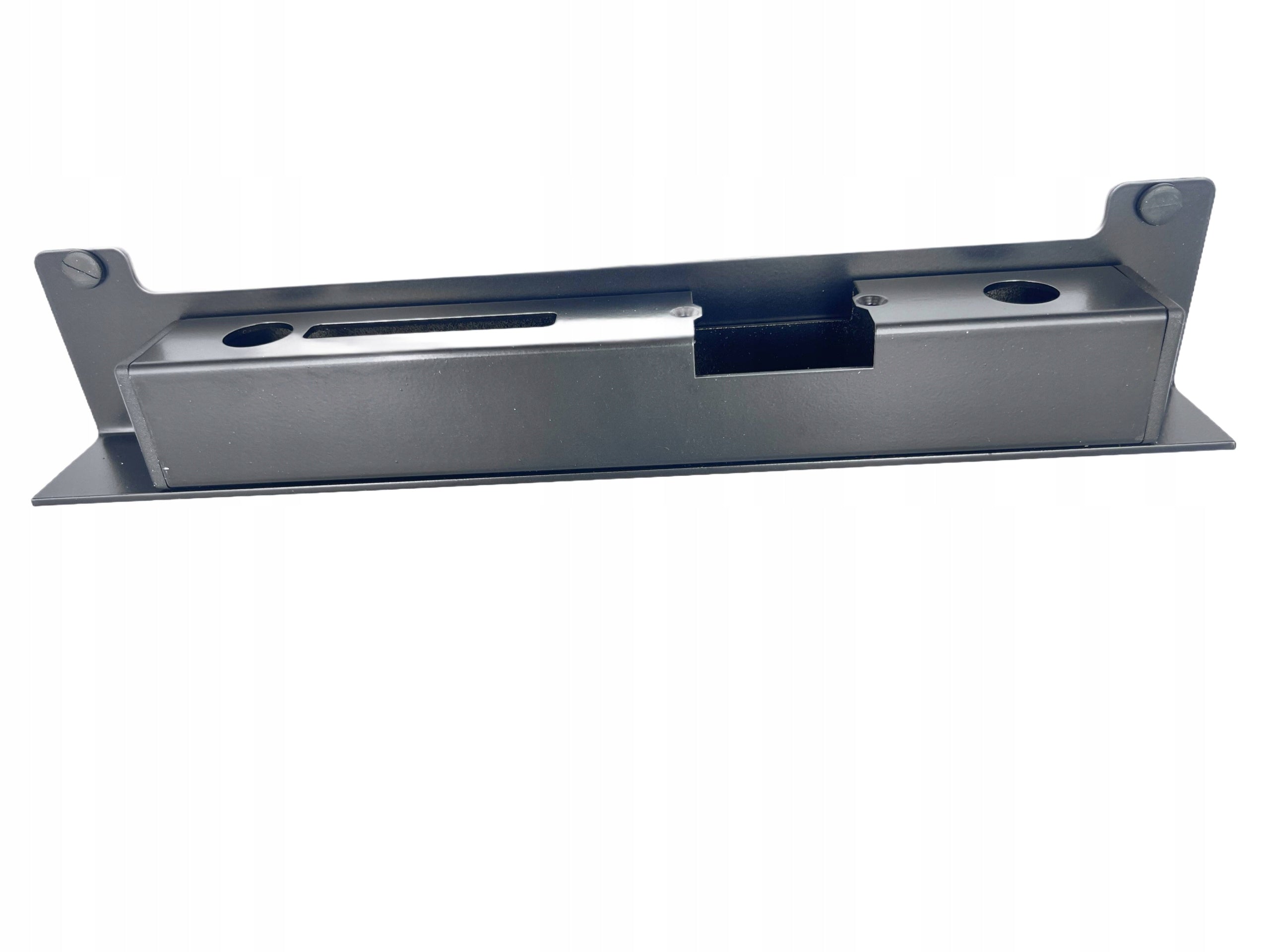 Black RAL 9005 L350 electric strike cassette for gates, fences and doors Packaging status original