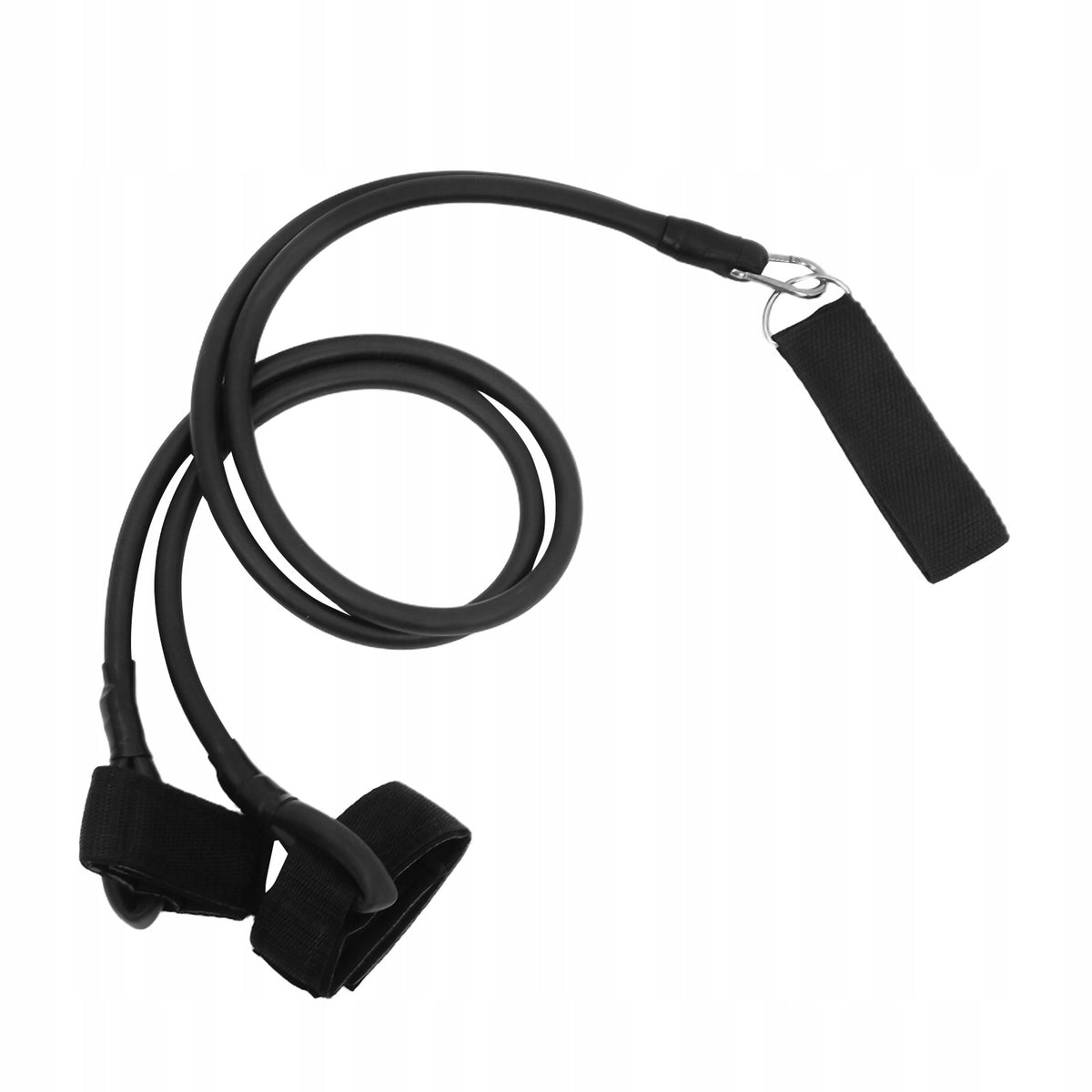 Black Softball Training Band with Adjustable Resistance for Strength & Flex