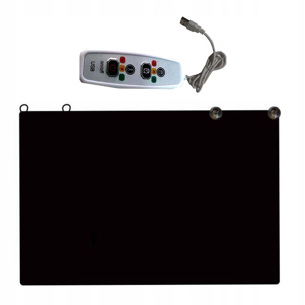 Black USB Electric Shawl Soft Heated Winter Blanket
