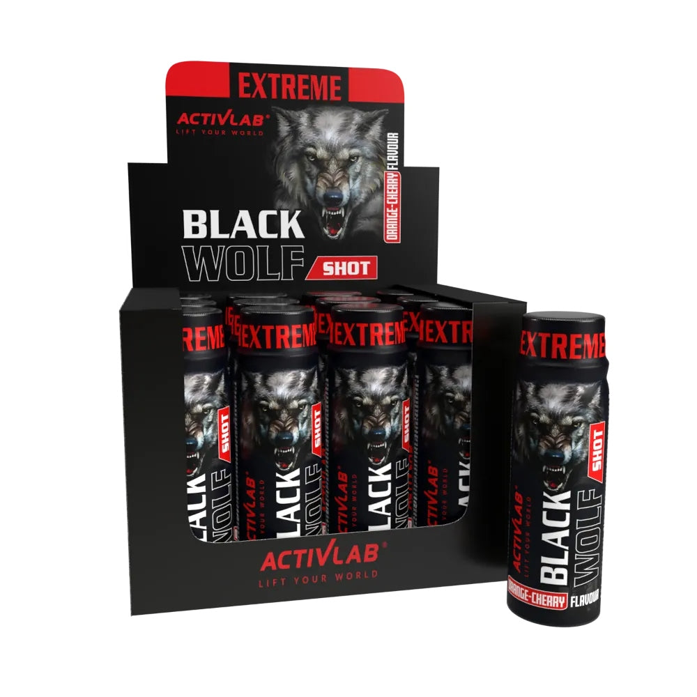 Black Wolf Shot 12 x 80 ml PRE-WORKOUT POWER!