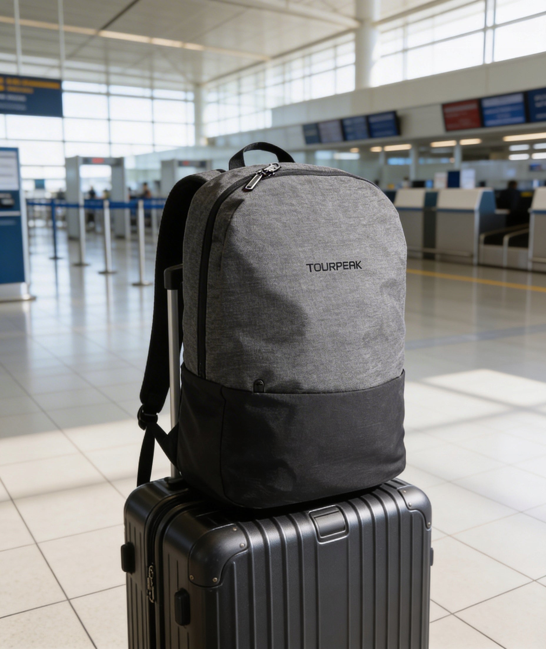 Black Women's Travel Laptop BACKPACK 15,6" Handheld for Airplane Manufacturer code CT-281424