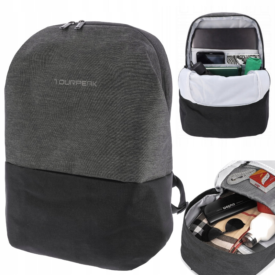 Black Women's Travel Laptop BACKPACK 15,6" Handheld for Airplane