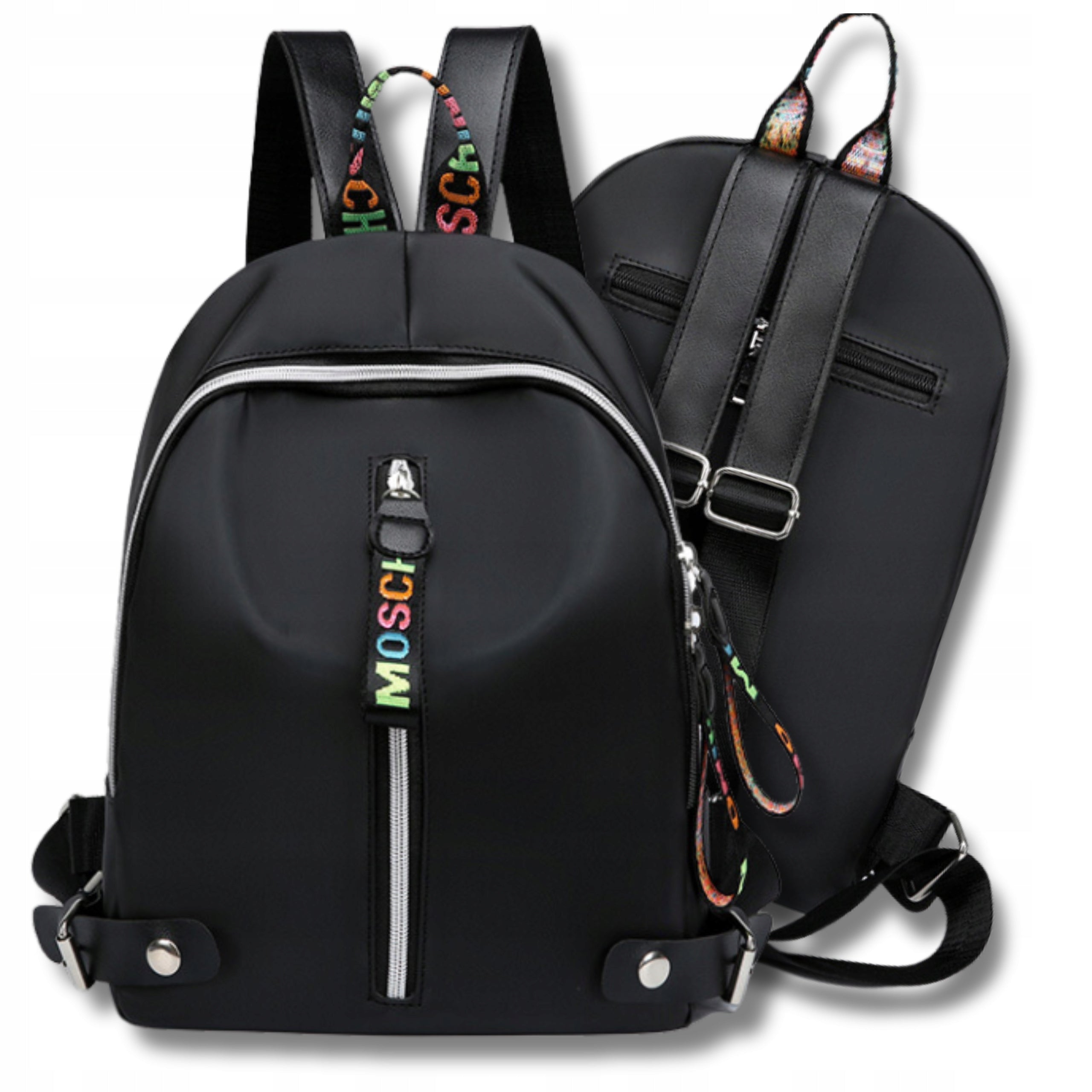 Black Women's Waterproof Elegant School Backpack Spacious 2in1 City EAN (GTIN) 5904555952188