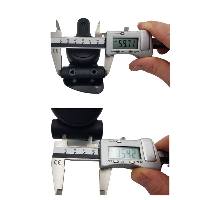 Black adjustment, JUNAMA stroller booth attachment, large button, set EAN (GTIN) 5900238646863