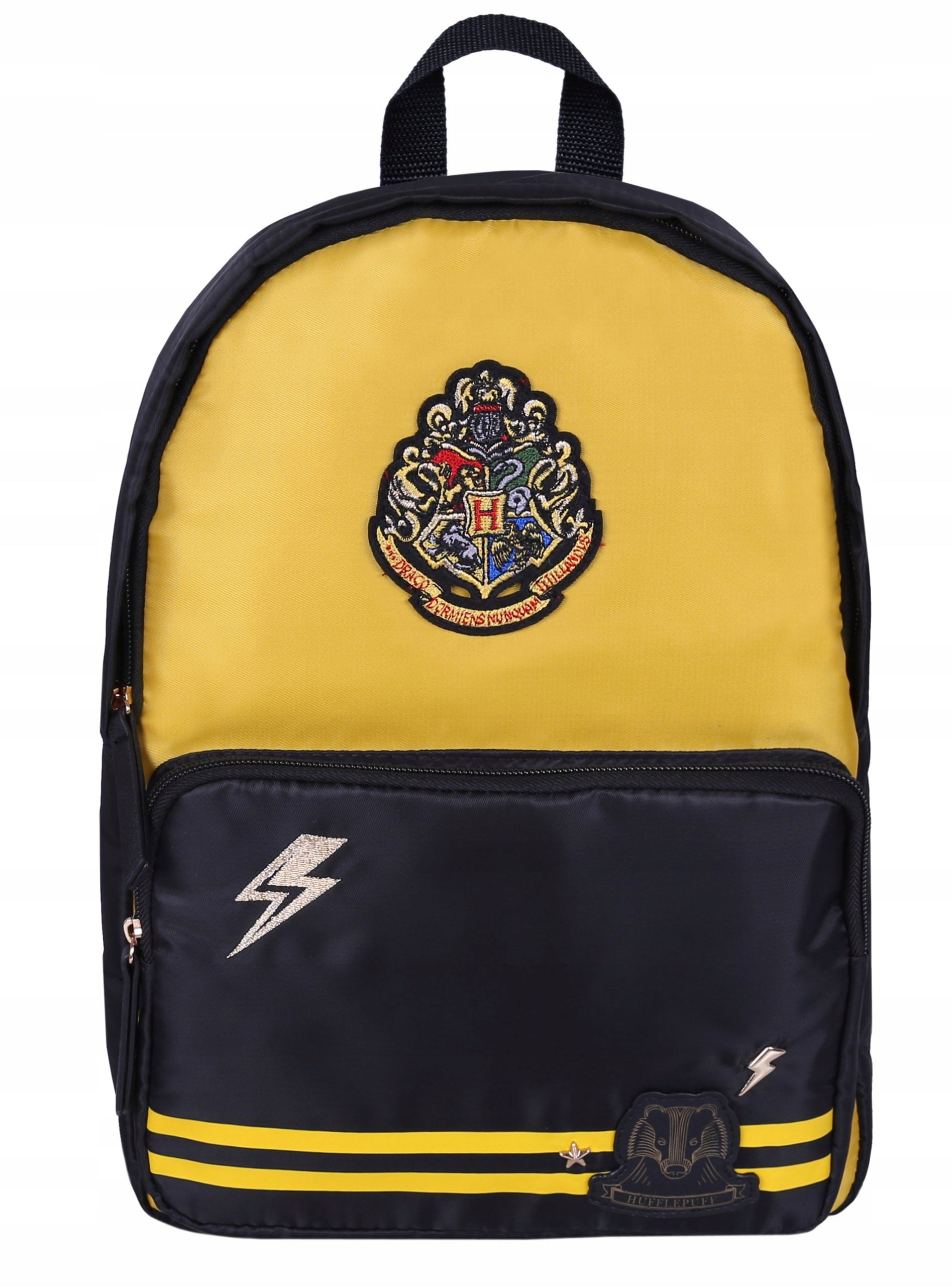 Black and yellow Hufflepuff Harry Potter backpack