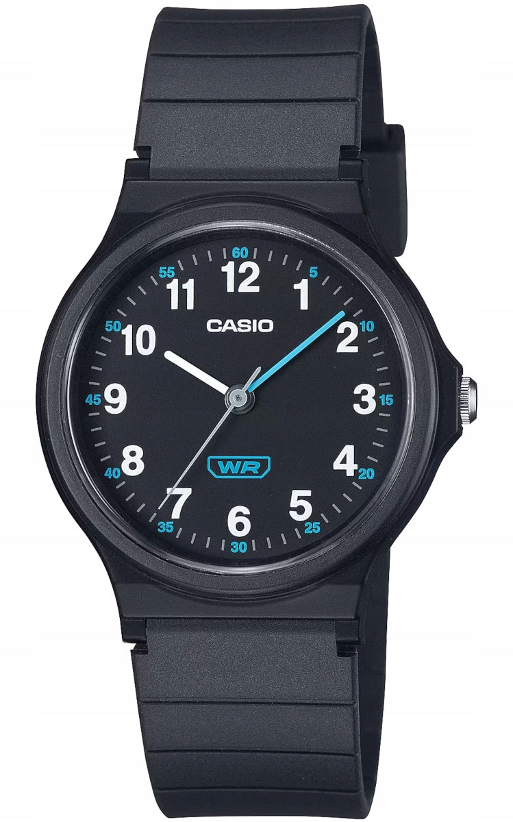 Black baby watch on strap Casio LQ-24B -1BEF ZIBI + Box