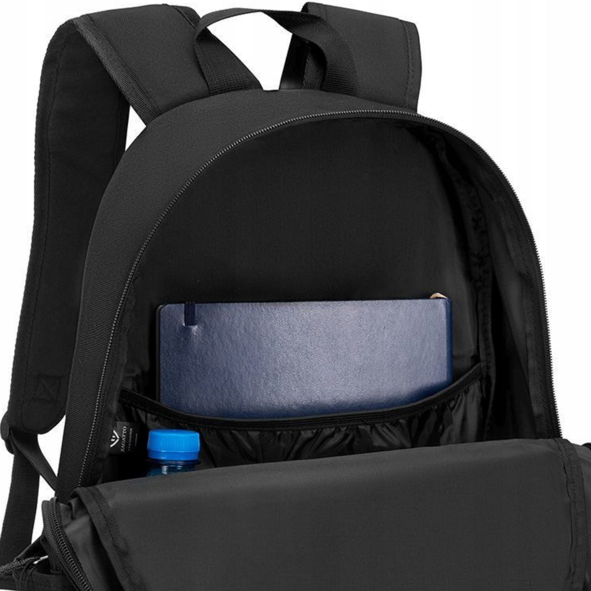 Black backpack men's school travel line WIZZAIR large for work ZAGATTO Manufacturer code ZG945