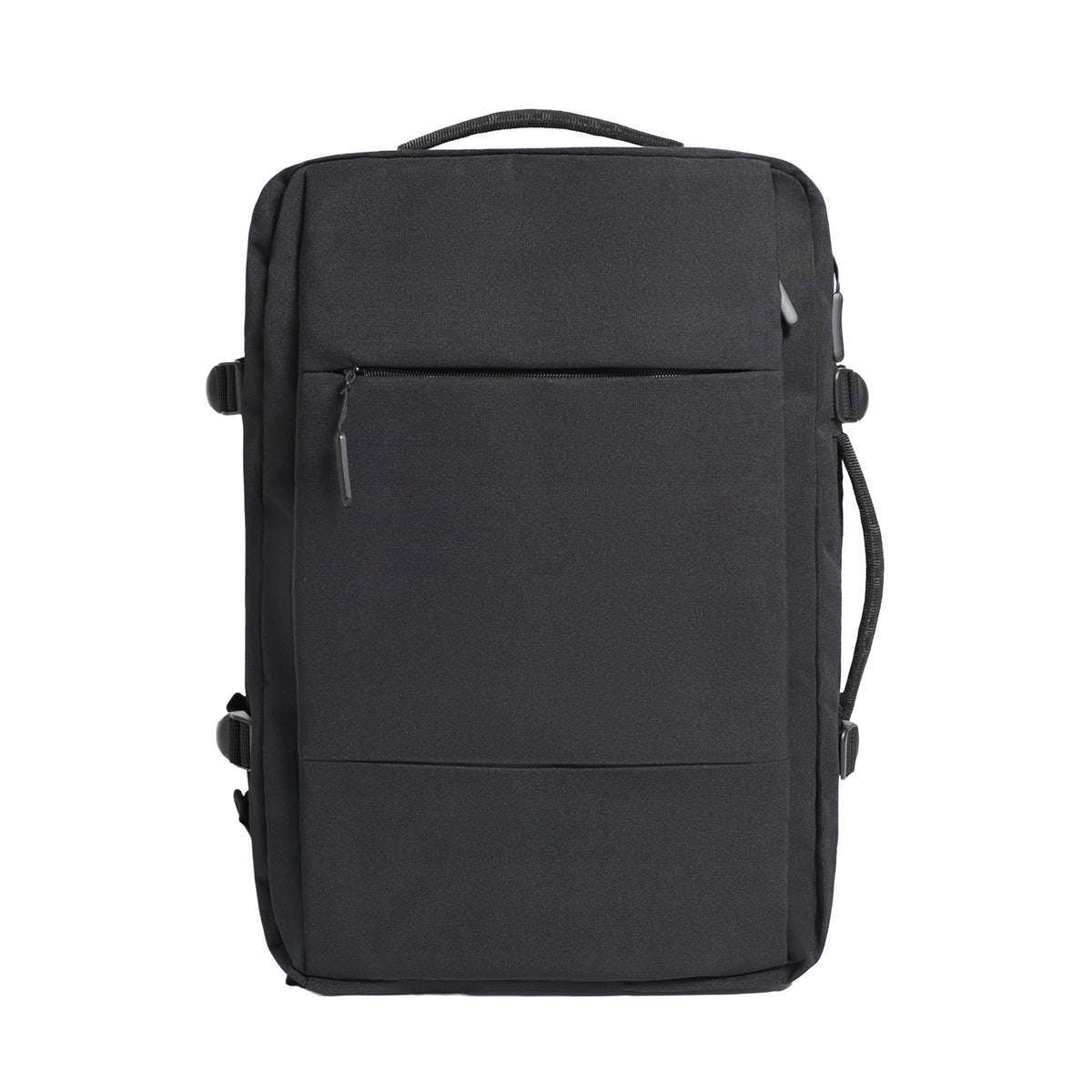 Black cabin travel backpack 50x33x20 on board Wizzair LOT Brand no brand