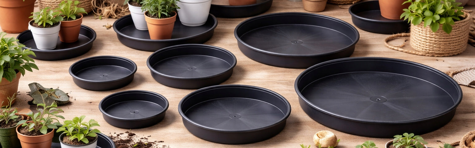 Black flowerpot stand, diameter 50cm Manufacturer code P50