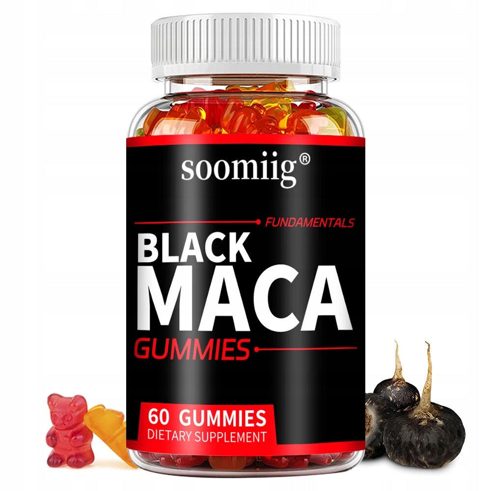 Black gummies with matzah – relieve stress, increase energy and efficiency, reduce