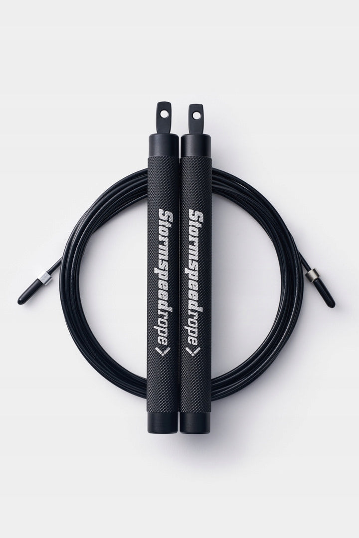 Black jump rope for athletes STORM SPEED ROPE SV2 professional + case Brand no brand