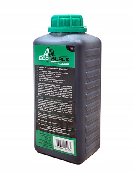 Black paint dressing tires concentrate 1:1 tire black Eco Black 1L preservative Manufacturer's catalog number ECO-BLACK-1