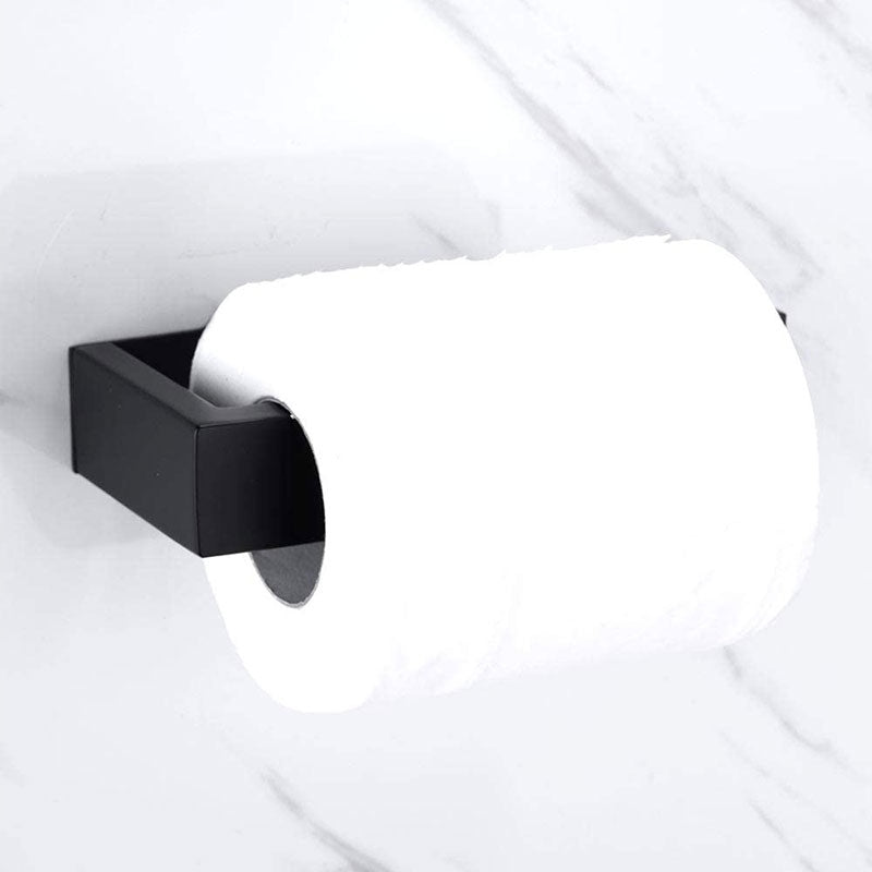 Black self-adhesive toilet paper holder Brand Royal Artisan