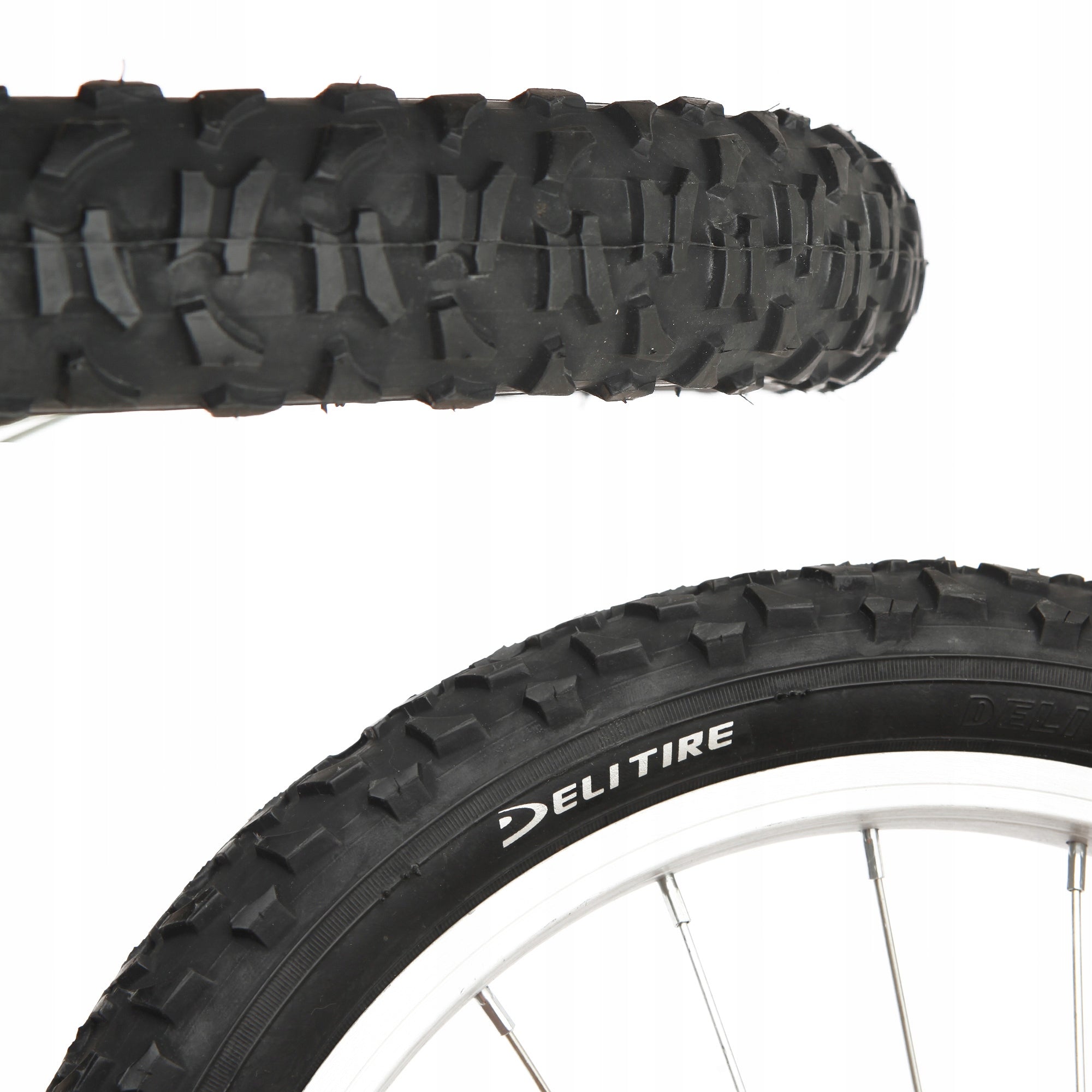 Black tyre 16x2.125 (57-305) DELI trolley bike