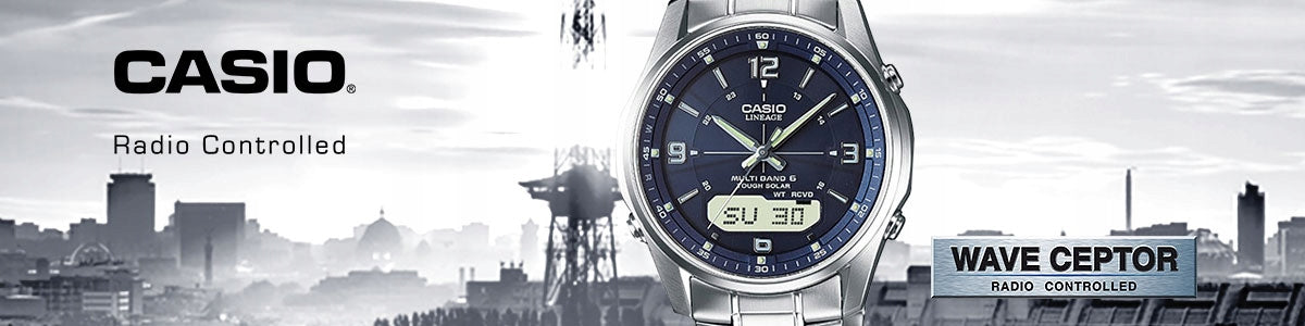 Black watch controlled by radio waves Casio Lineage LCW-M170DB Gw. ZIBI Brand CASIO