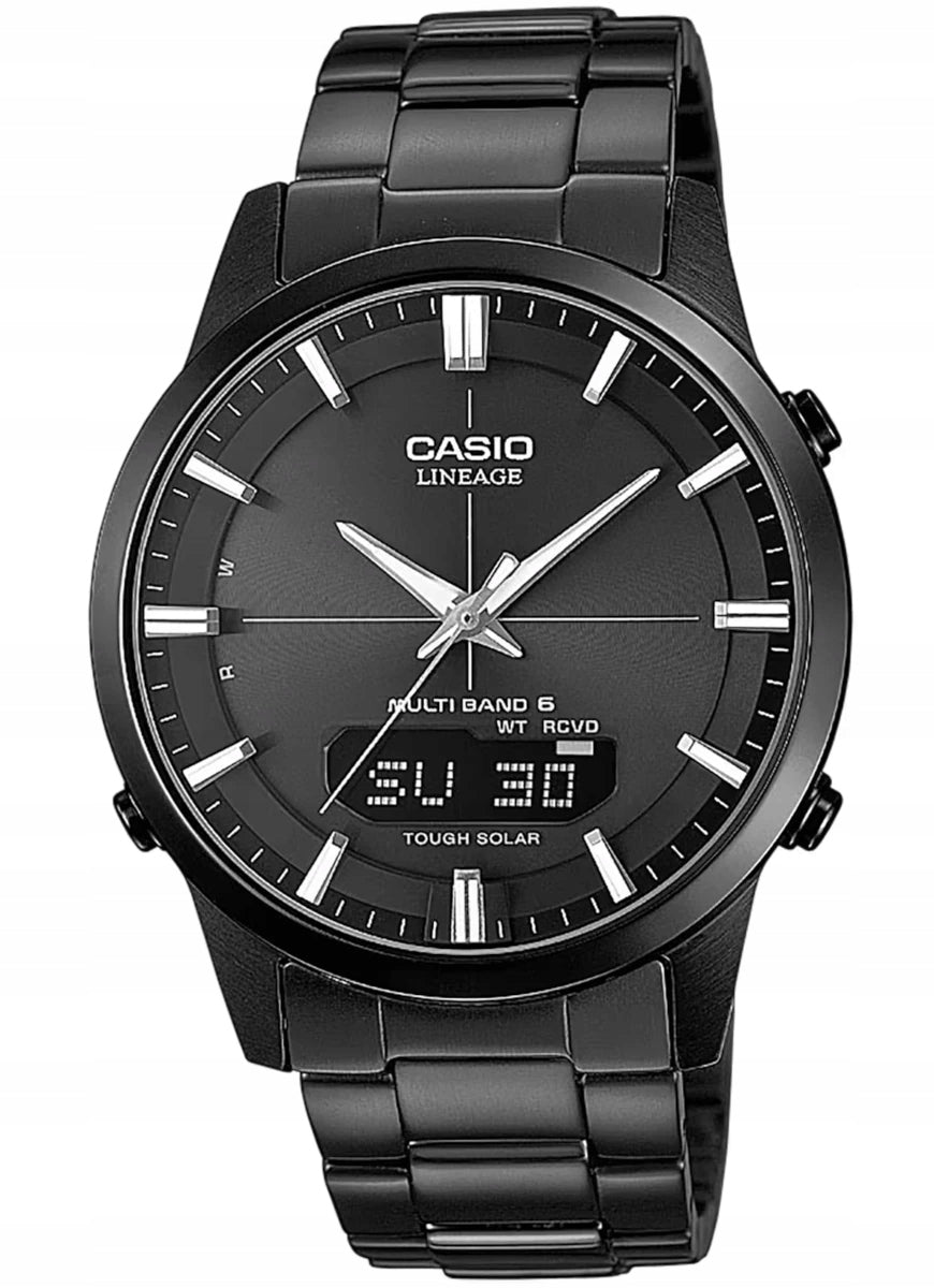 Black watch controlled by radio waves Casio Lineage LCW-M170DB Gw. ZIBI