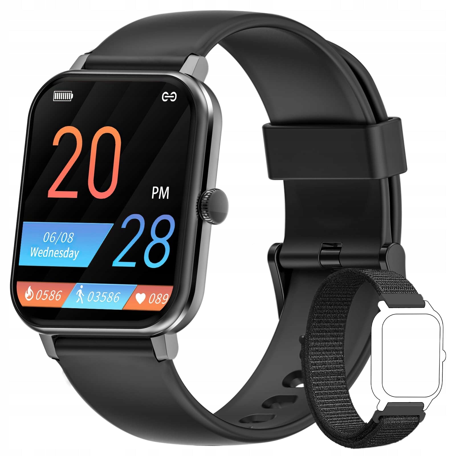 Blackview R3 PRO smartwatch heart rate sleep SpO2 oxygen temperature IP68 weather