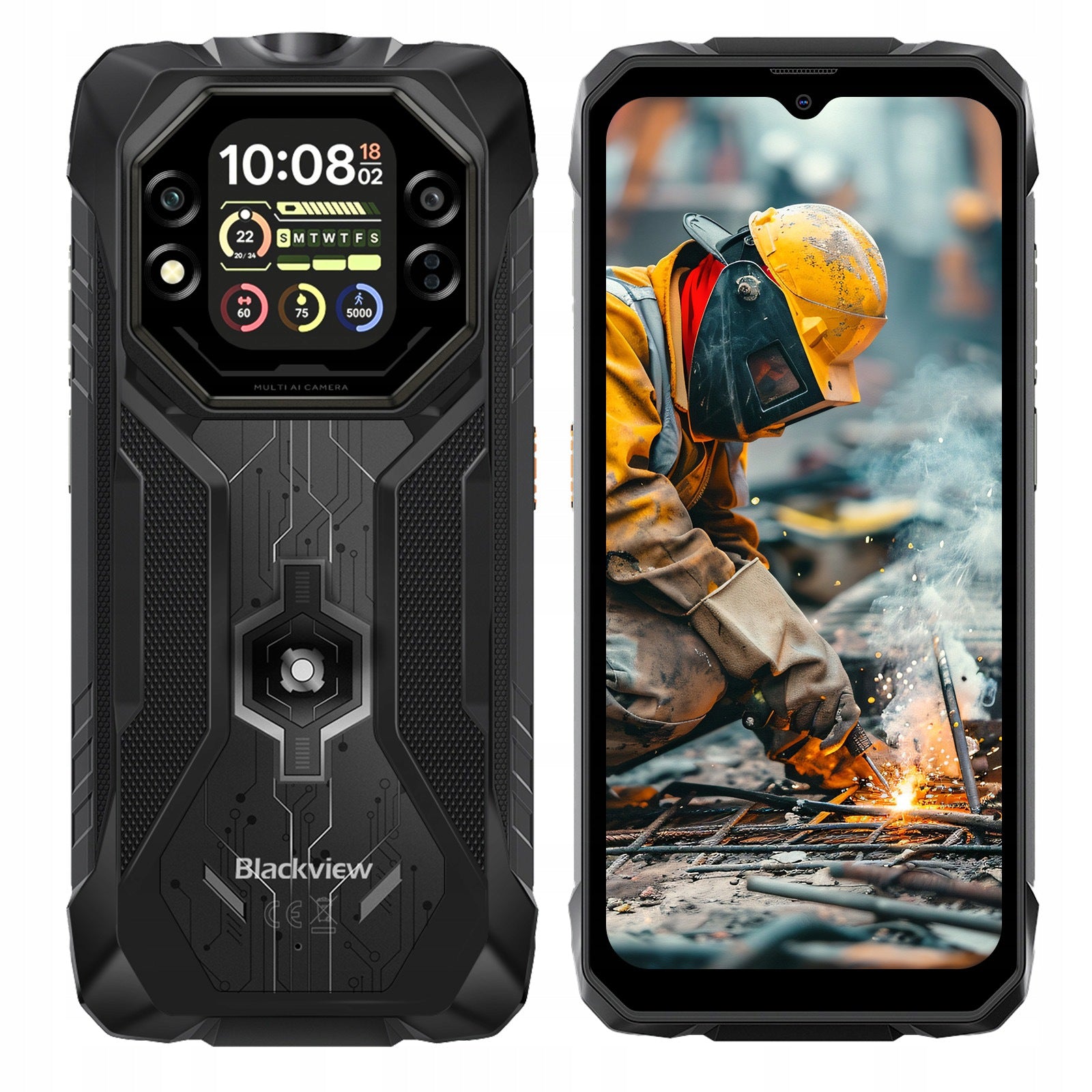 Blackview ROCK 1 Android 16 Indestructible Mobile Phone,24GB+256GB