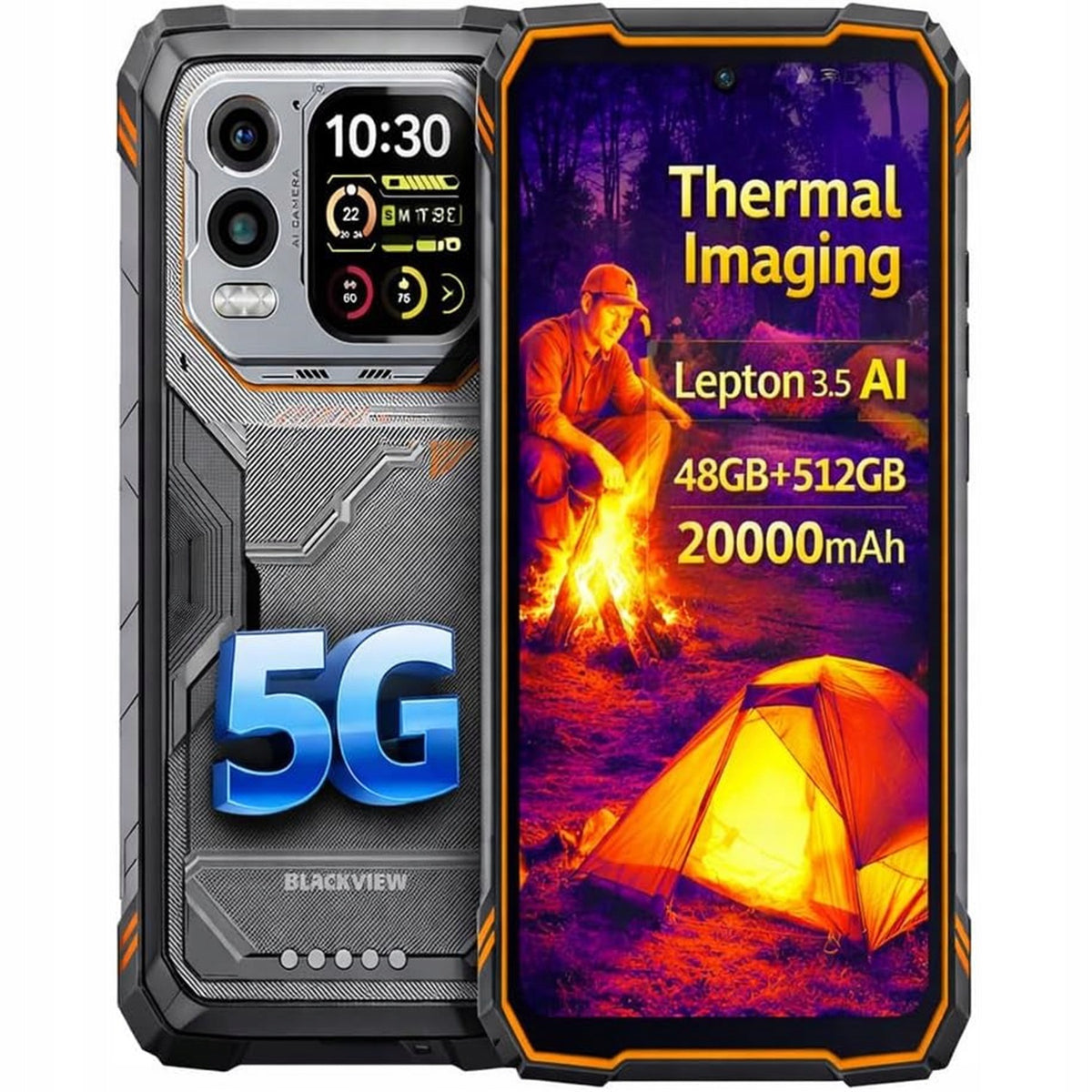 Blackview XPLORE 1 Pro 5G, 20000mAh Battery, 48GB (16+32) RAM, 512GB Storage, 6.78" Inch Display