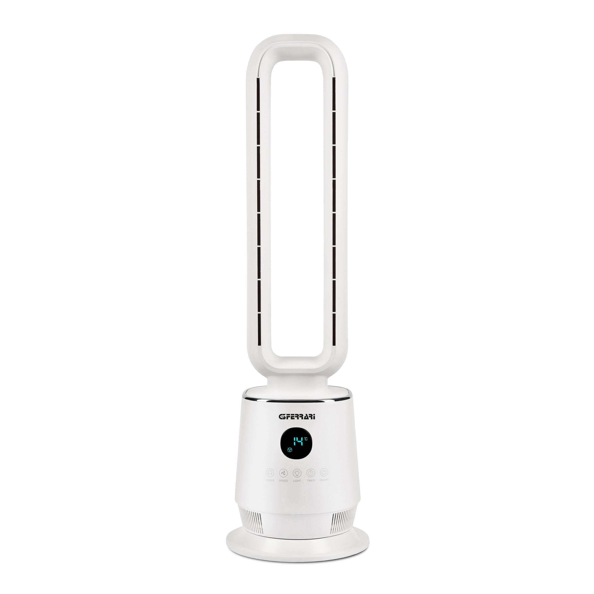 Bladeless Fan G3FERRARI G50051 White Standing Timer