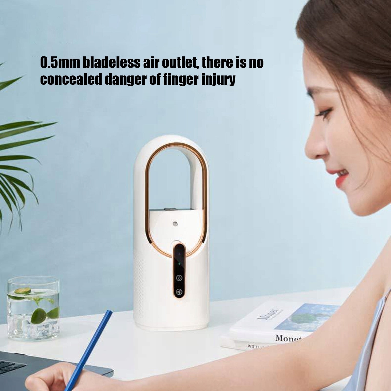 Bladeless Ultra Quiet Humidifier Fan with 3 Speeds HX Range of energy efficiency classes A - G