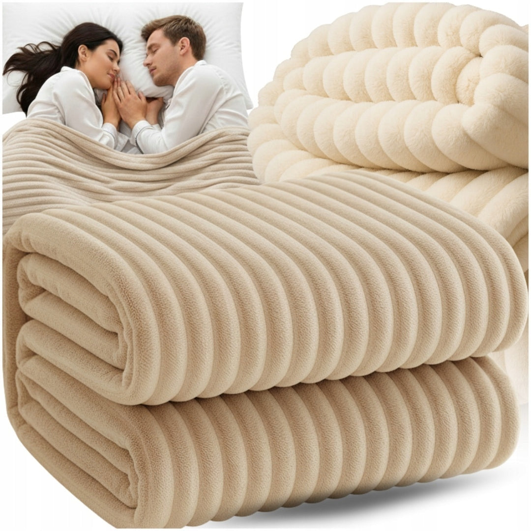 Blanket 150x200 cm Bedspread Soft Warm Thick Fluffy Extruded For Bed Packaging status original