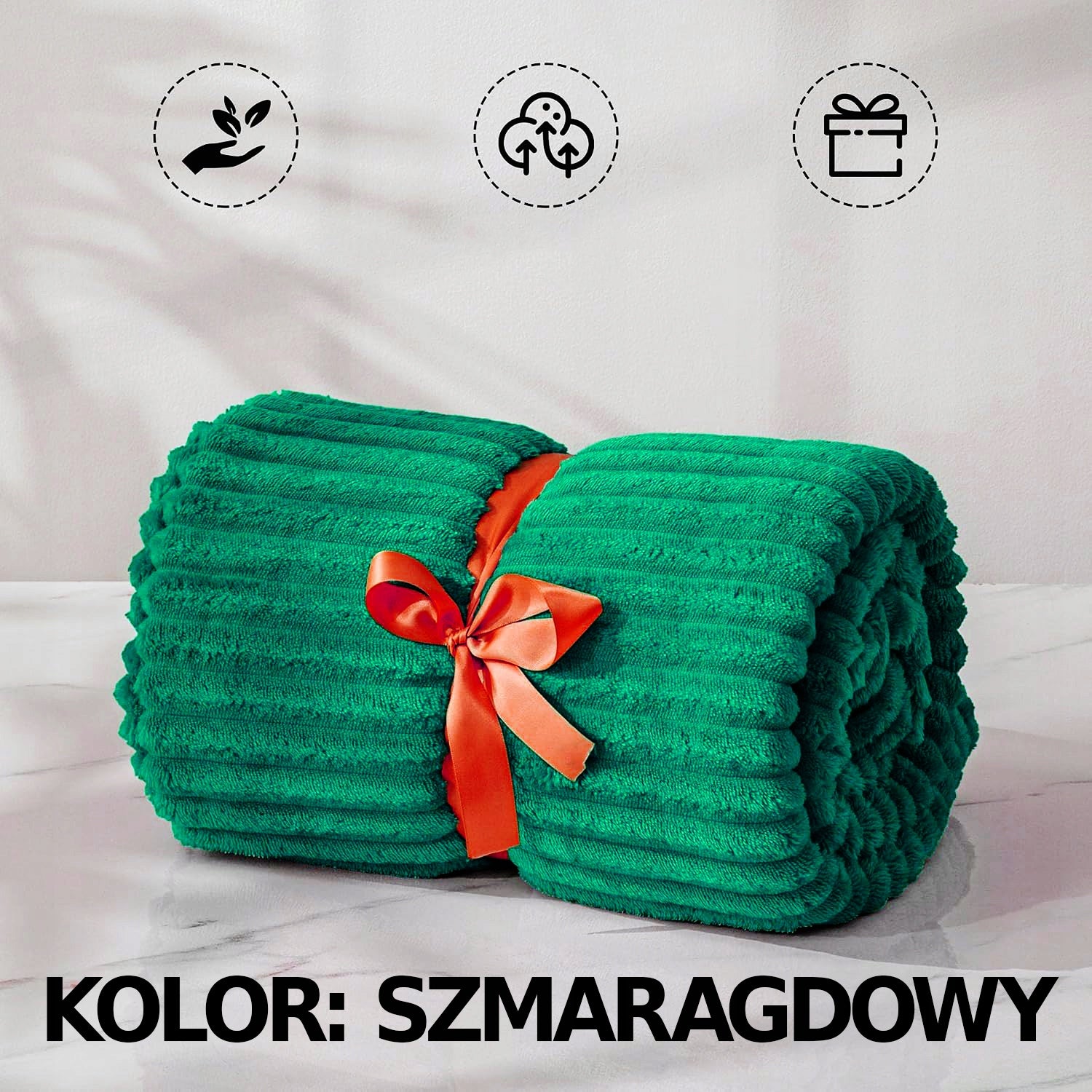 Blanket 160x200cm BEDSPREAD KAPA PLED Bed Sofa Light 3D Extruded Brand no brand