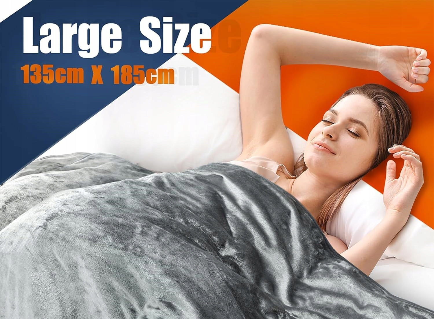 Blanket Electric Heating Mat Soft 135 x 185 cm Large Double Medical device no