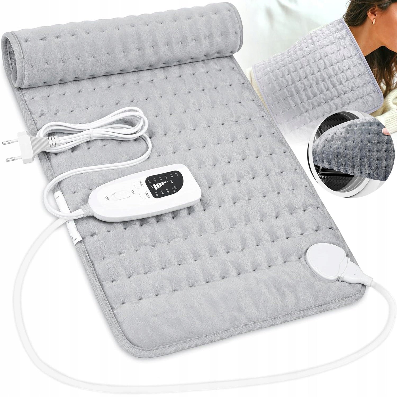 Blanket Electric Heating Mat With Quick Heating And 4 Timers Hot Water Bottle