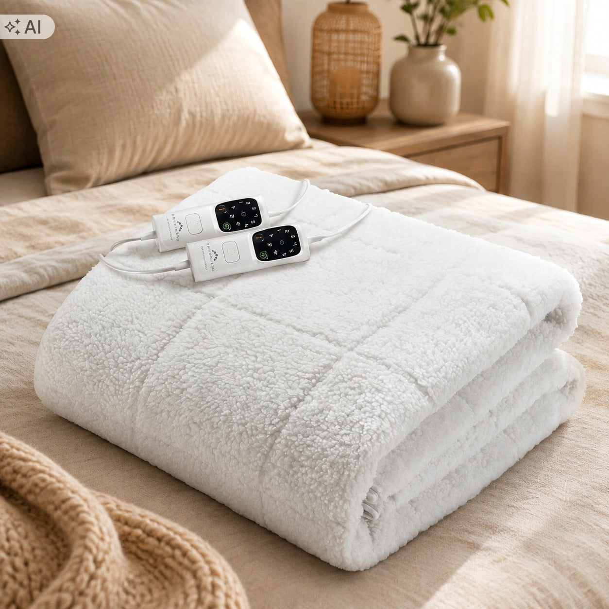Blanket Heated Intelliheat+ Scandi Dreamland Electric Strips 200x180cm Medical device no