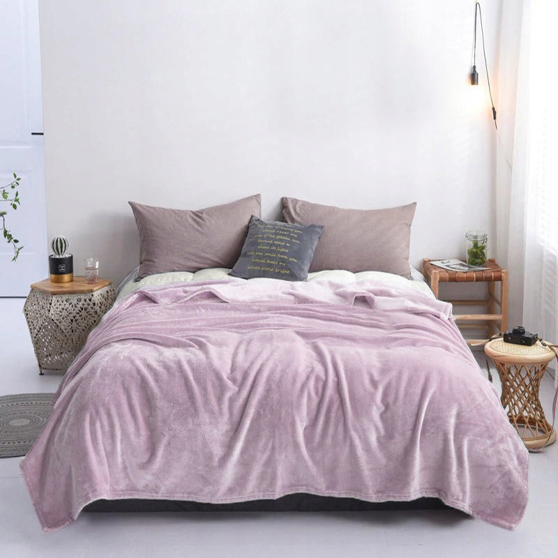 Blanket Plush Pastel Microfiber Violet Soft Warm 150x200 Manufacturer code PLUSZ-24F