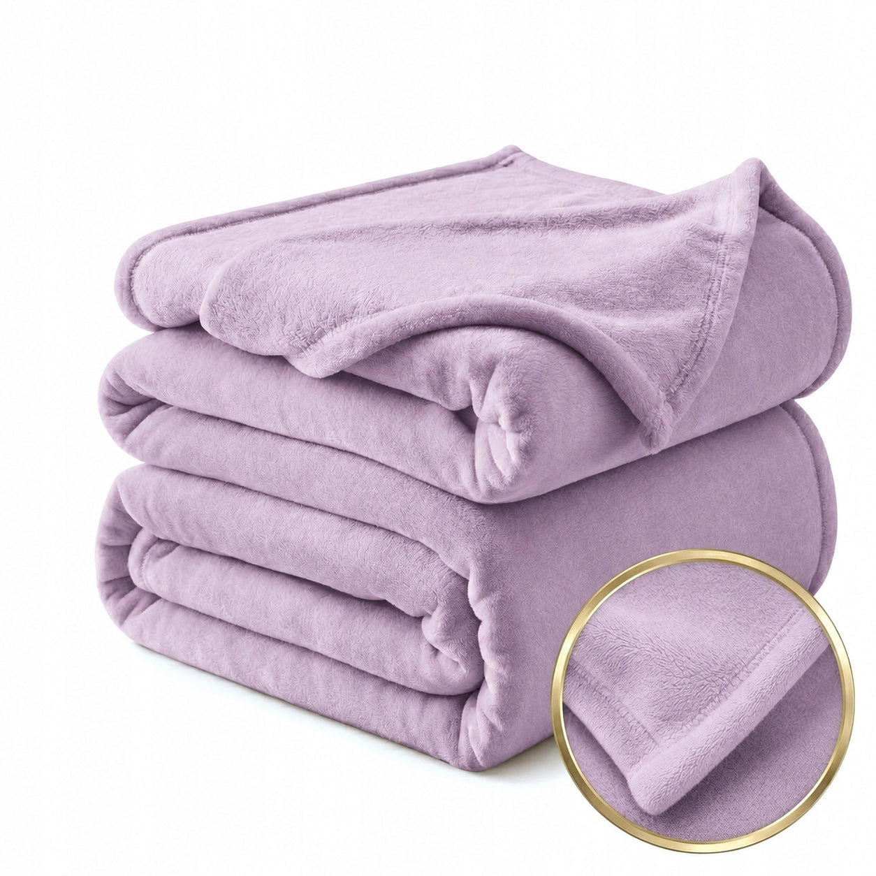 Blanket Plush Pastel Microfiber Violet Soft Warm 150x200